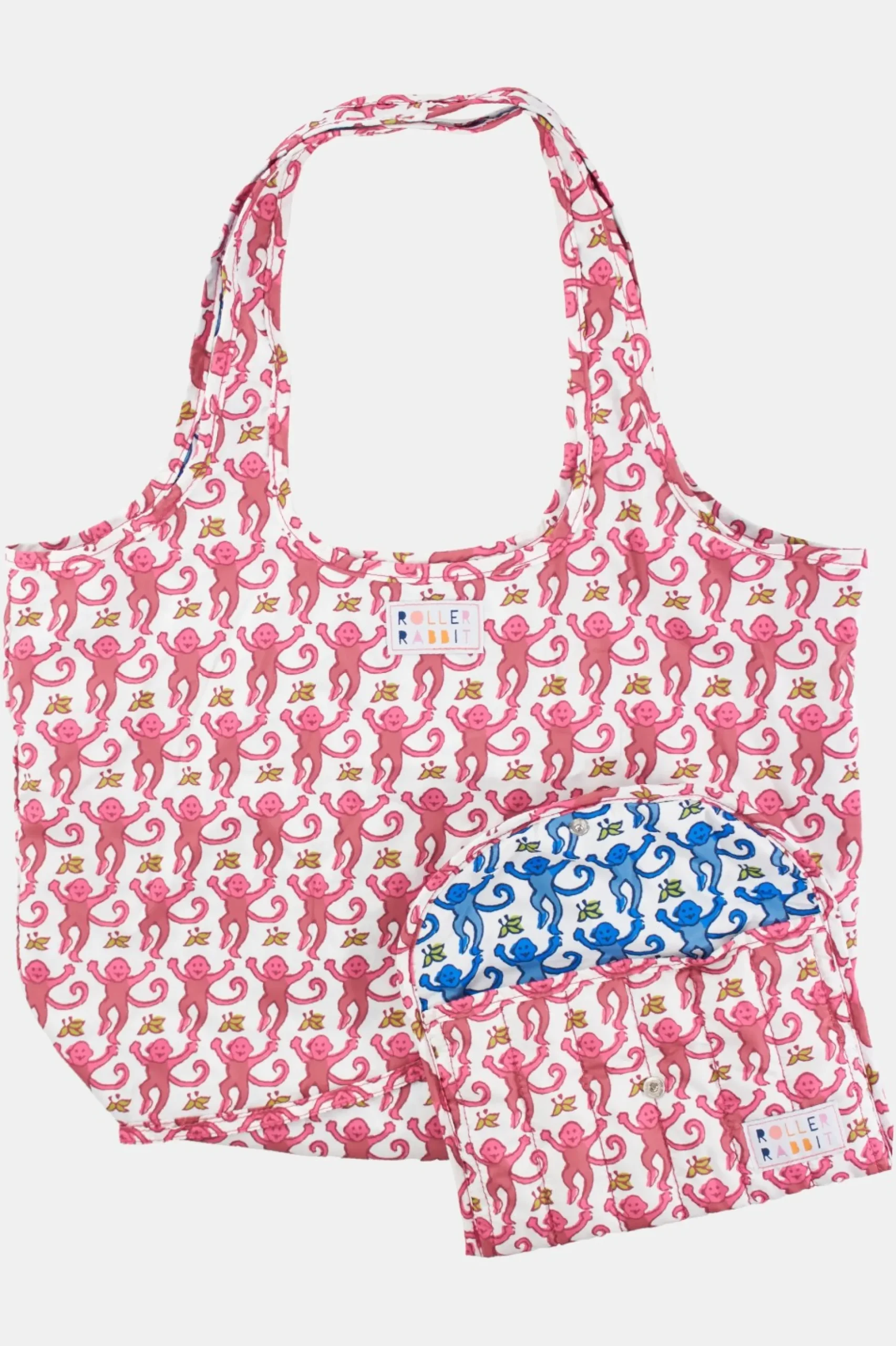 Monkey Reversible Shopping Tote