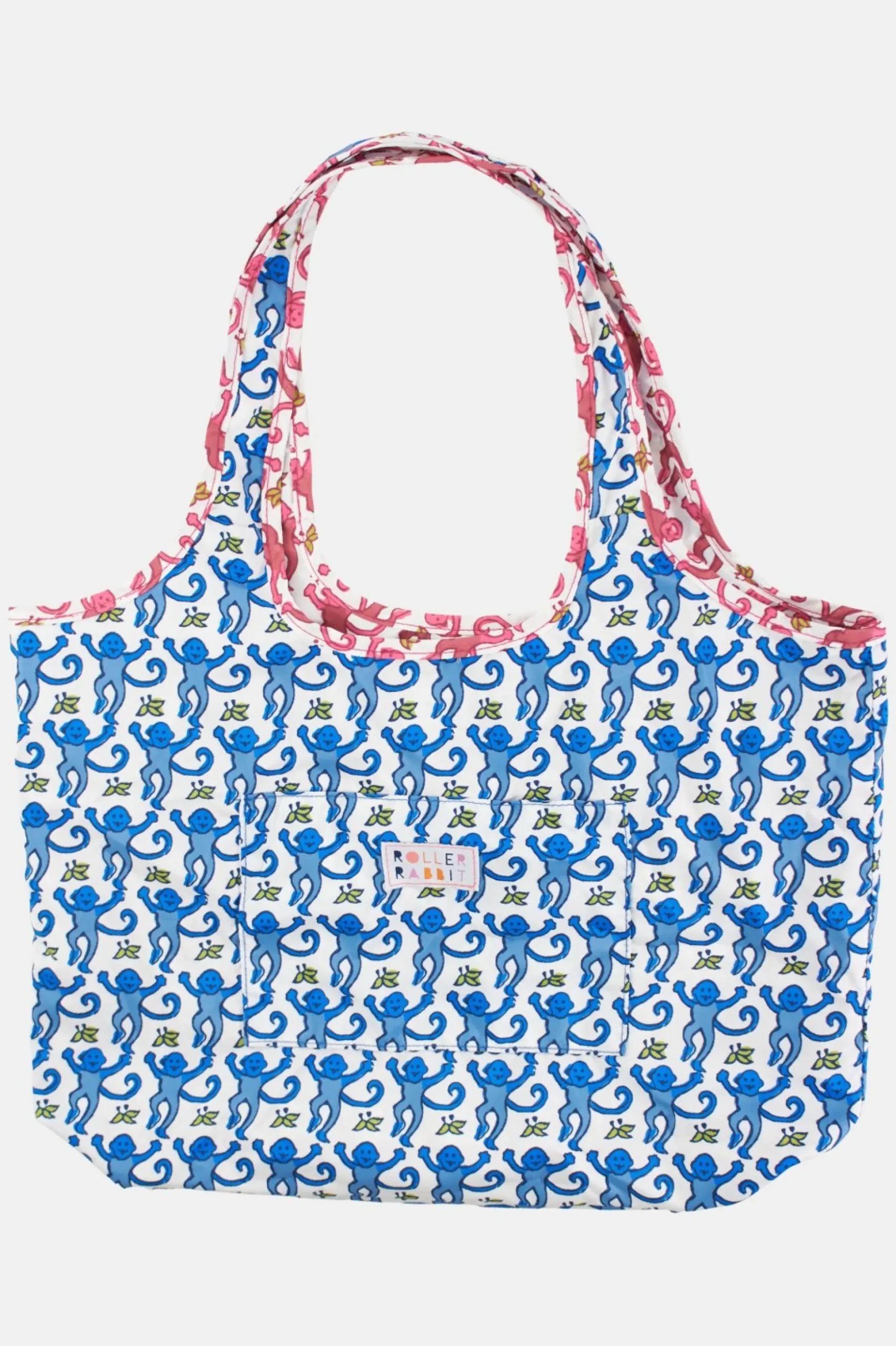 Monkey Reversible Shopping Tote