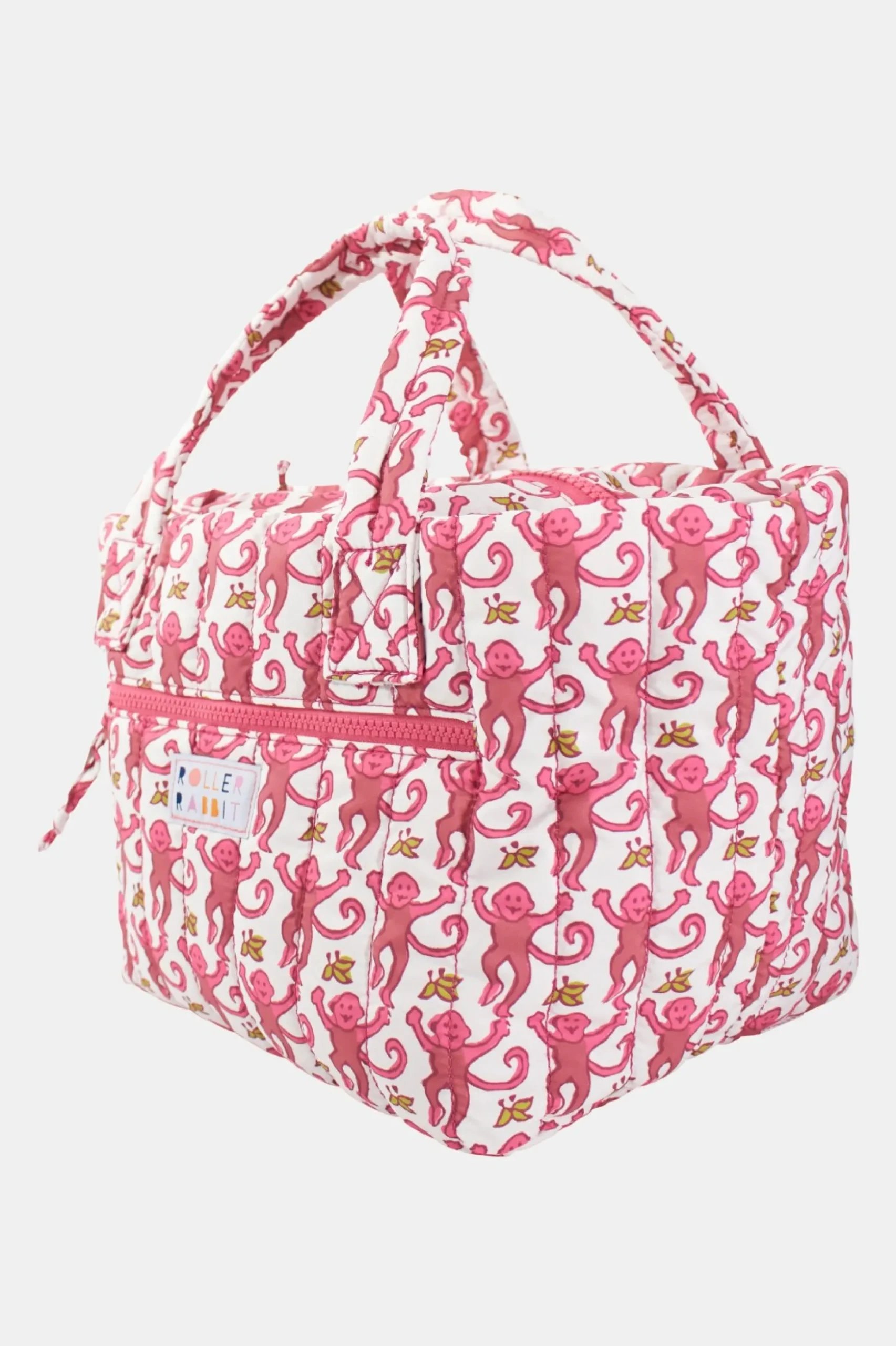 Monkey Small Quilted Tote