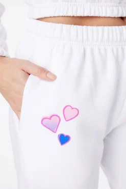 Ombre Heart Puff Sweatpant