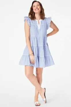 Pinstripe Pippa Dress