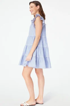 Pinstripe Pippa Dress