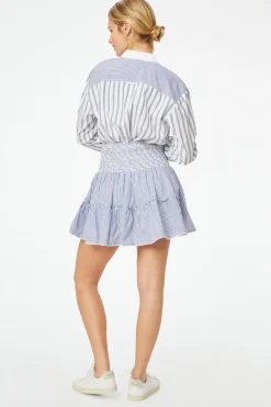 Pinstripe Riki Mini Skirt
