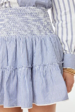 Pinstripe Riki Mini Skirt
