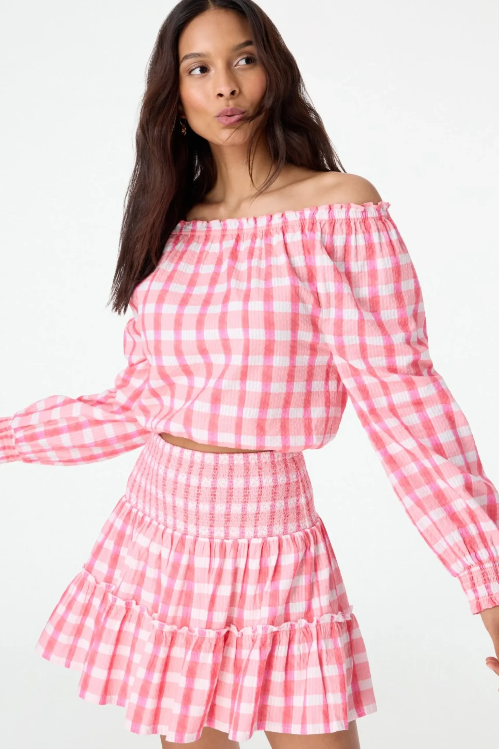 Posey Plaid Riki Skirt