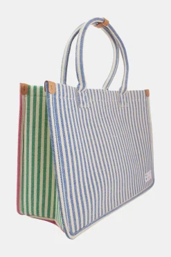 Stripe Book Tote