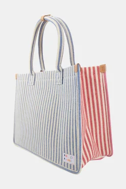 Stripe Book Tote
