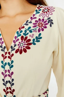 Veda Embroidered Naema Dress